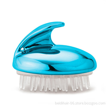 Wholesale New Fashion Mini Shower Shampoo Brush Soft Silicone Detangle Brush Comb Massage Comb